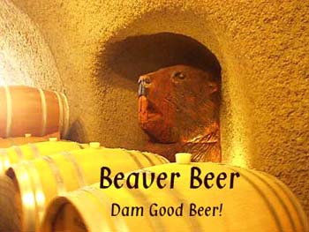 Beaver Beer label front